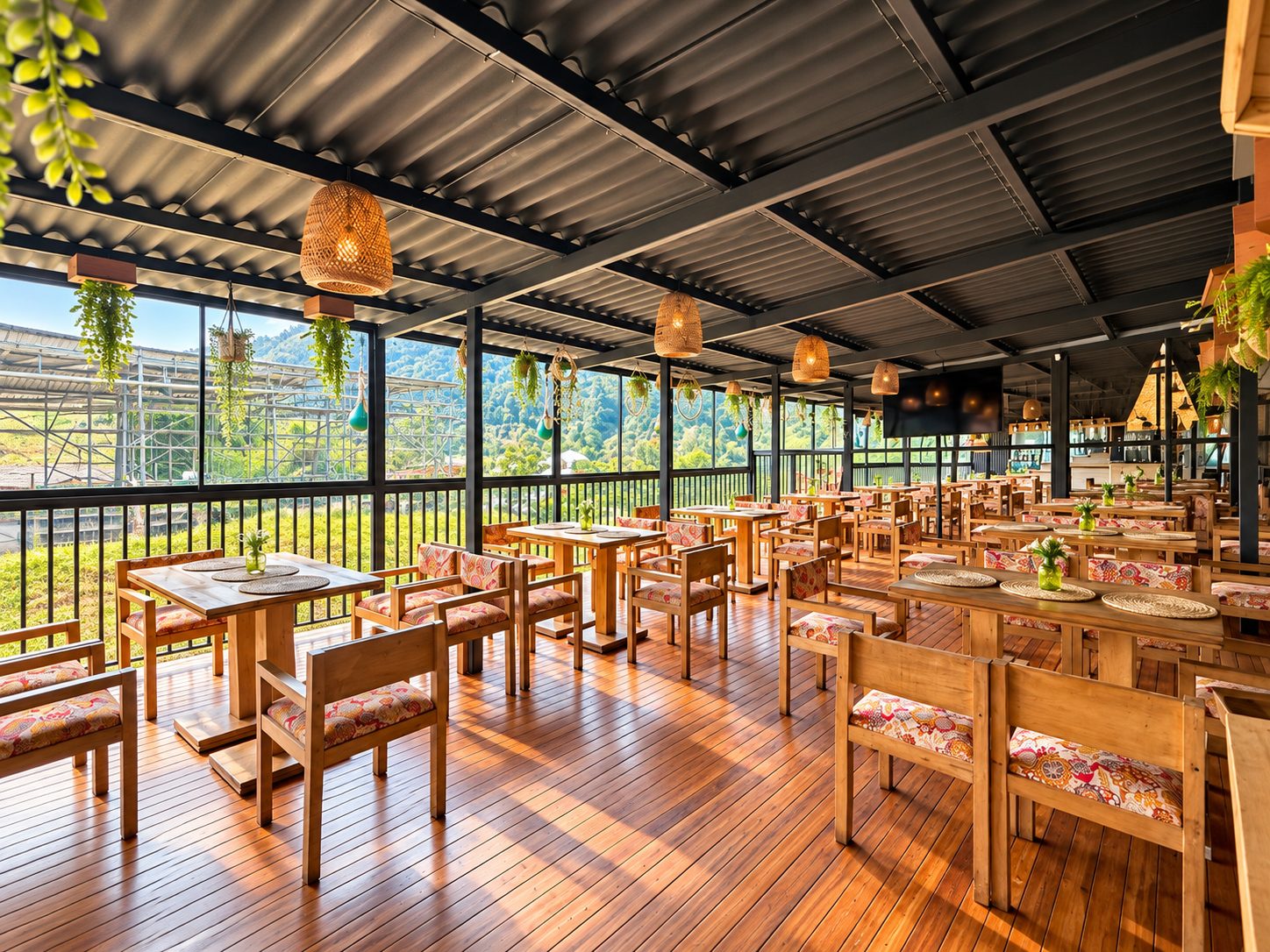 Salón principal del restaurante Santa Rosalía